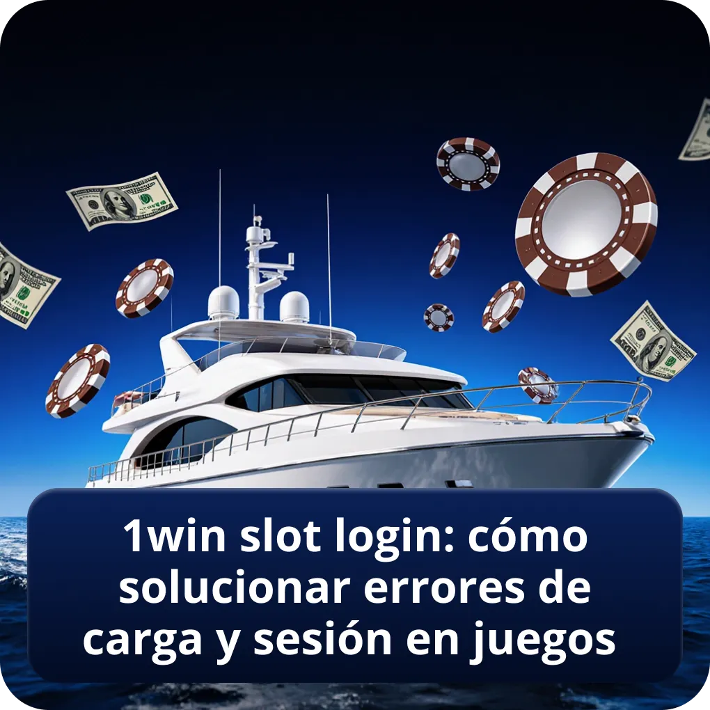 1win slot login: cómo solucionar errores de carga y sesión en juegos