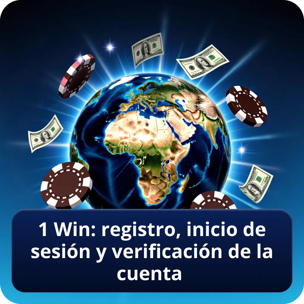 1 Win: registro, inicio de sesión y verificación de la cuenta