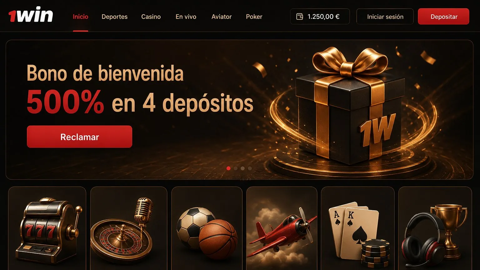 1win reúne casino, deportes y pagos en una sola cuenta