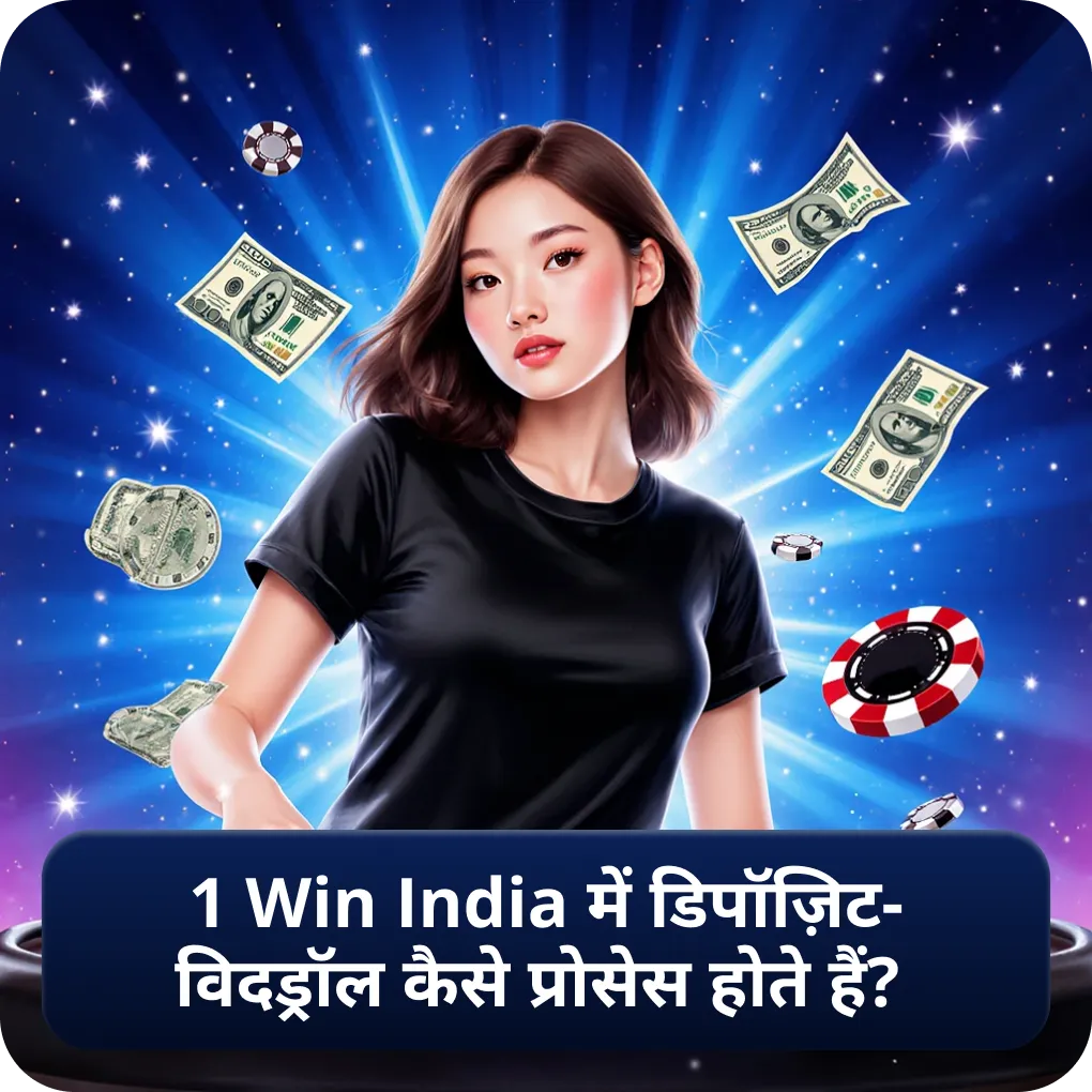 1 win India में डिपॉज़िट-विदड्रॉल कैसे प्रोसेस होते हैं?