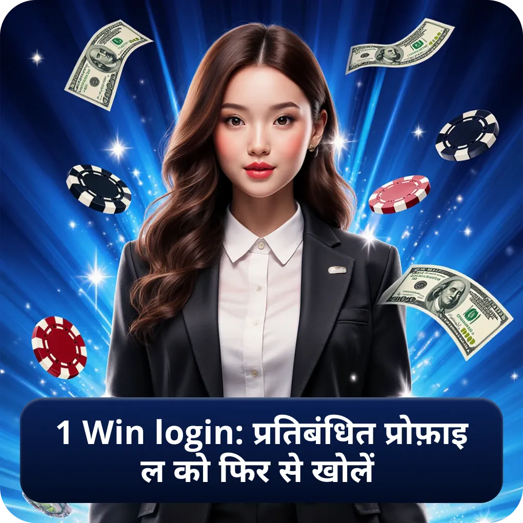 1 Win login: प्रतिबंधित प्रोफ़ाइल को फिर से खोलें