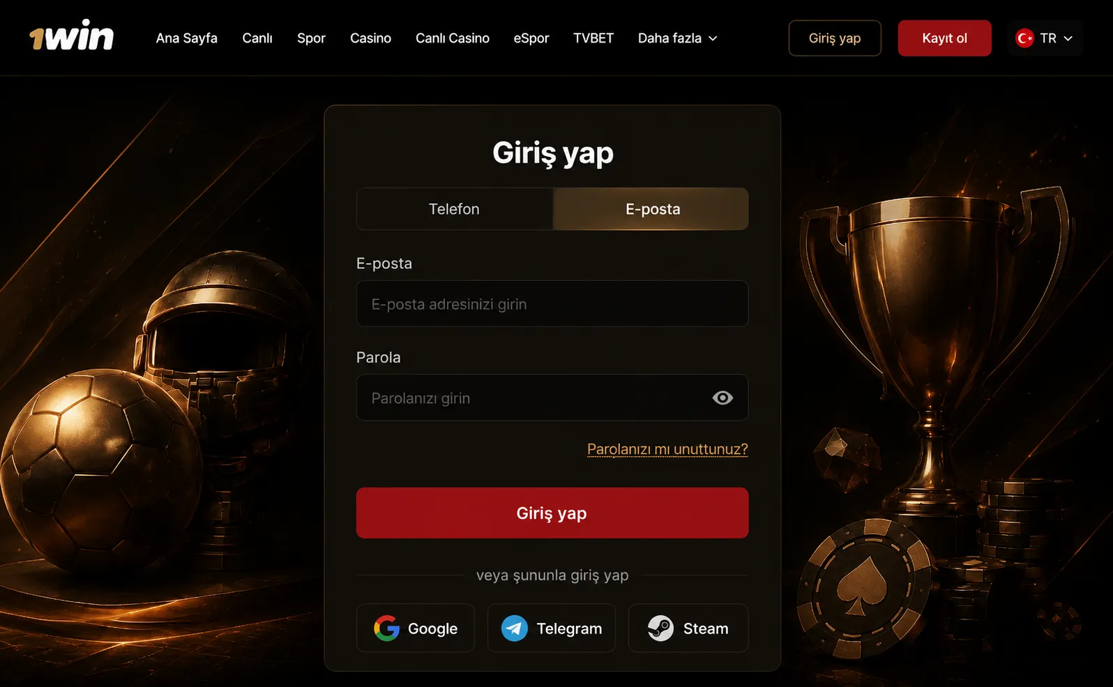 1win login: işe yarayan giriş yöntemini seçmek